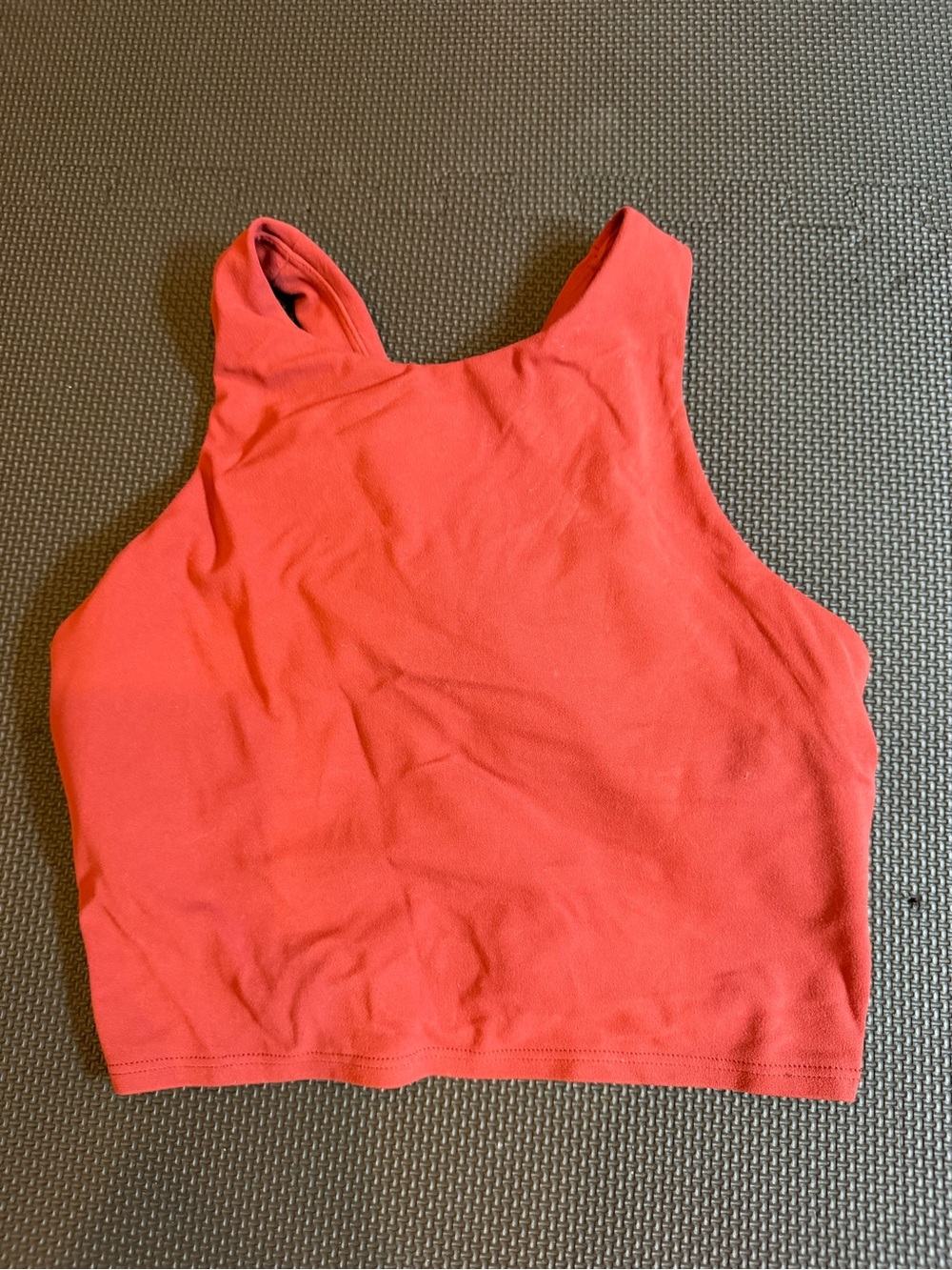 Rust Crop Tank Top